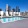 a large pool in front of a city